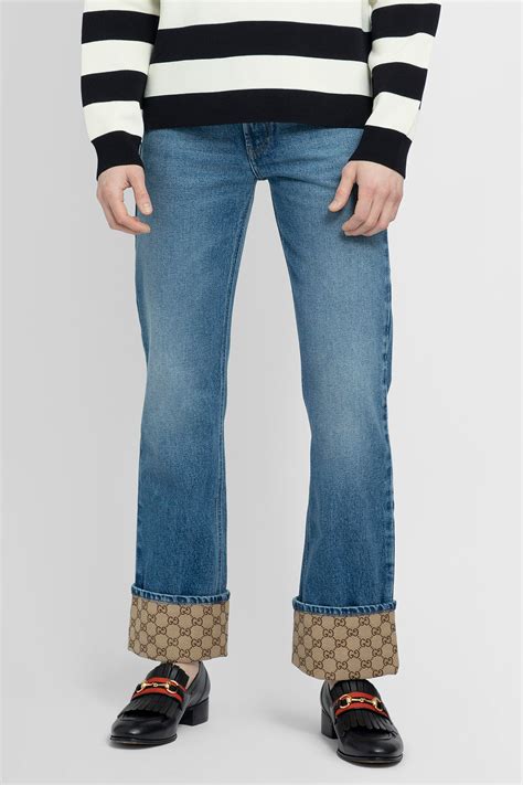 pantaloni gucci uomo|gucci jeans net a porter.